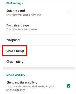 How to Backup Whatsapp Chats