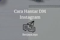 Cara Hantar DM Instagram
