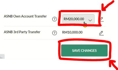 Cara Tukar Limit Transfer Maybank2u Banking Website