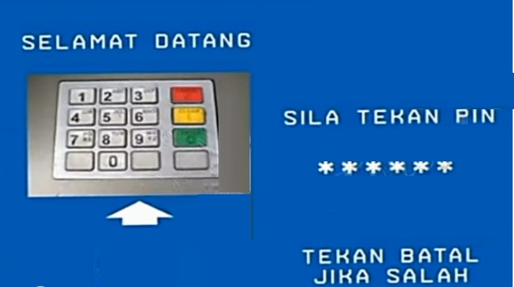 Cara Print Penyata Bank BSN via ATMs