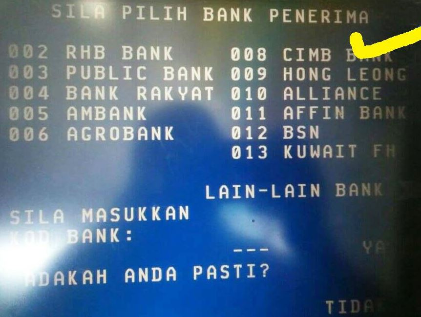 Cara Transfer Dari Maybank ke Bank Lain di ATM
