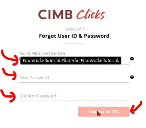 Lupa Password dan User ID CIMB Clicks guna Banking Online Portal