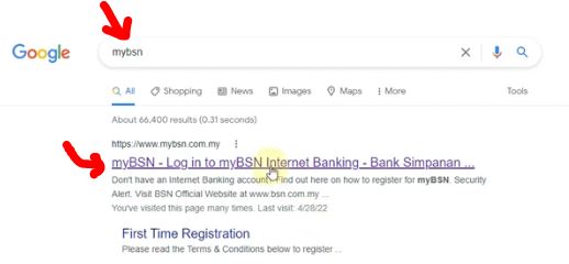 Cara Bayar Bil Unifi Melalui BSN Online Banking