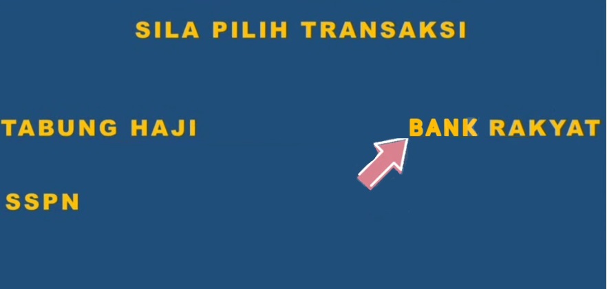 Cara Deposit Wang Bank Rakyat via CDM Machine