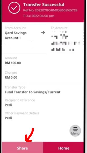 Cara Transfer Duit Using Application GO Bank Islam