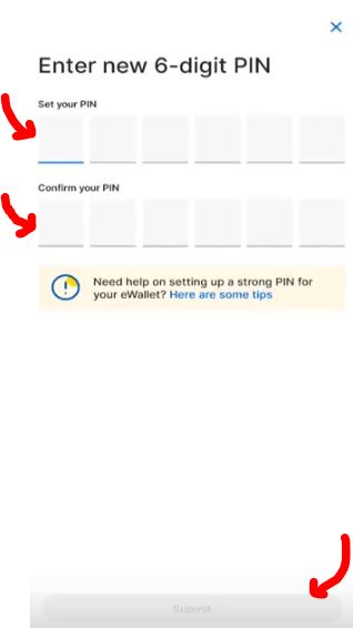 Cara Tukar Nombor PIN Touch 'N Go eWallet Reset 6 Digit PIN Number TNG eWallet via App Online