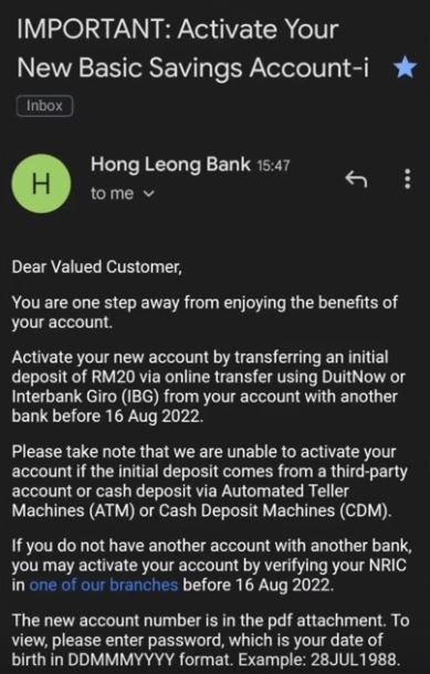 Cara Buka Akaun Hong Leong Bank guna Online Portal Website