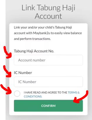 Cara Transfer Duit Tabung Haji Maybank2u via Website Online