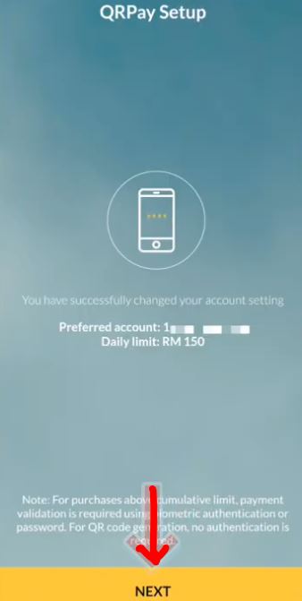 Cara Tukar Limit QRPay Maybank2u via Apps Online