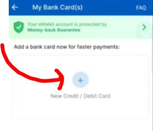 Cara Add Kad Debit Kredit ke Touch n Go