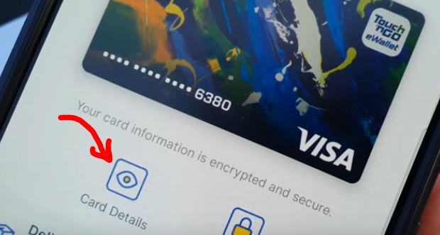 Cara Lock Kad Visa Prepaid Touch n Go eWallet via App