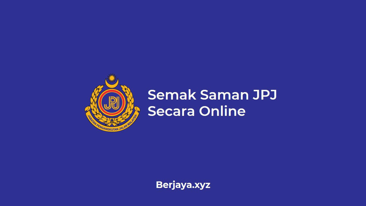 Semak Saman JPJ Secara Online